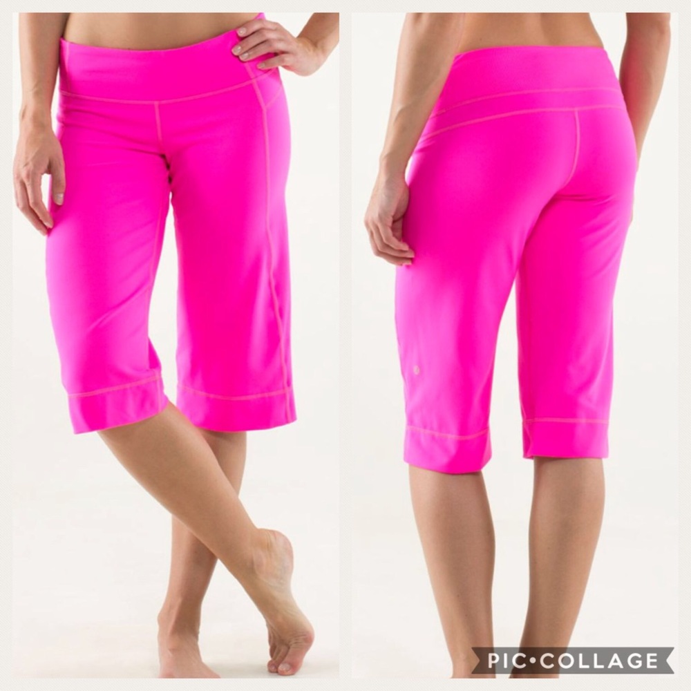 Lululemon Clam Digger II In Raspberry Glo Light